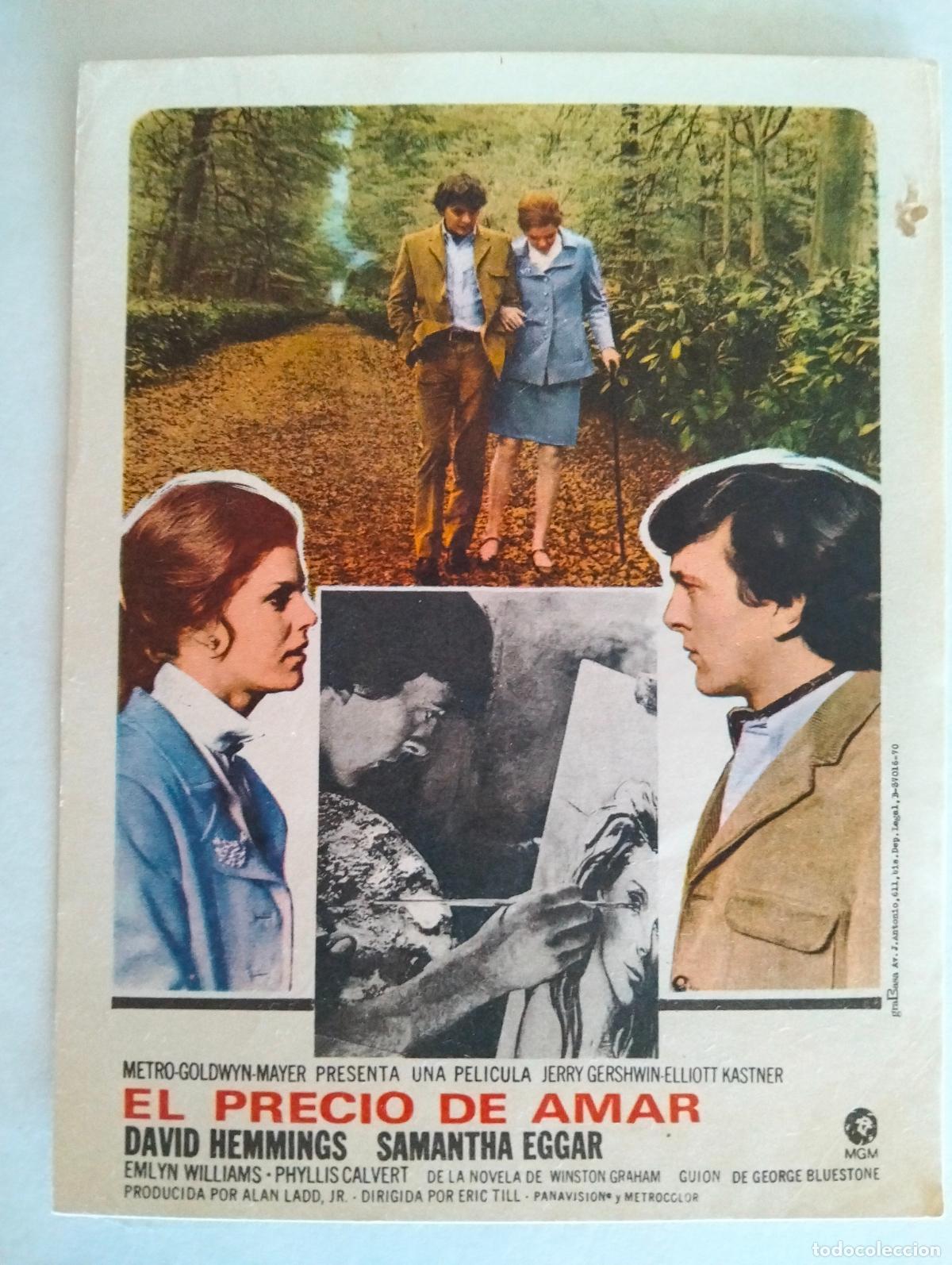 Cine: FOLLETO DE CINE, EL PRECIO DE AMAR