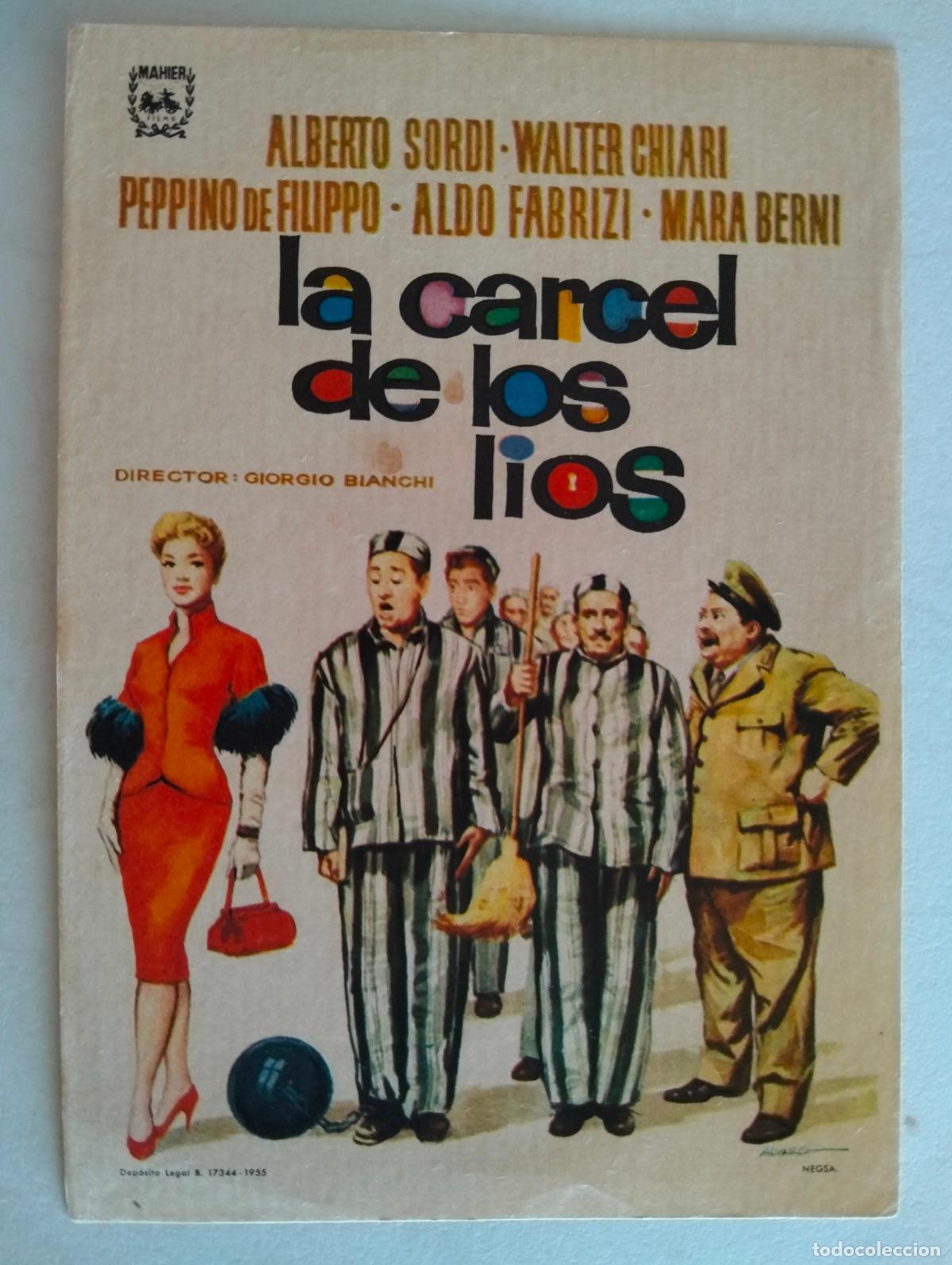 Cine: FOLLETO DE CINE, LA CARCEL DE LOS LIOS