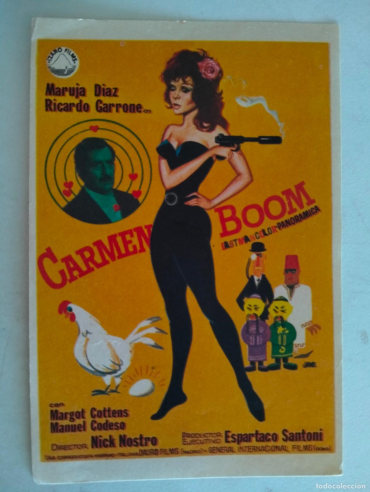 Cine: FOLLETO DE CINE, CARMEN BOOM