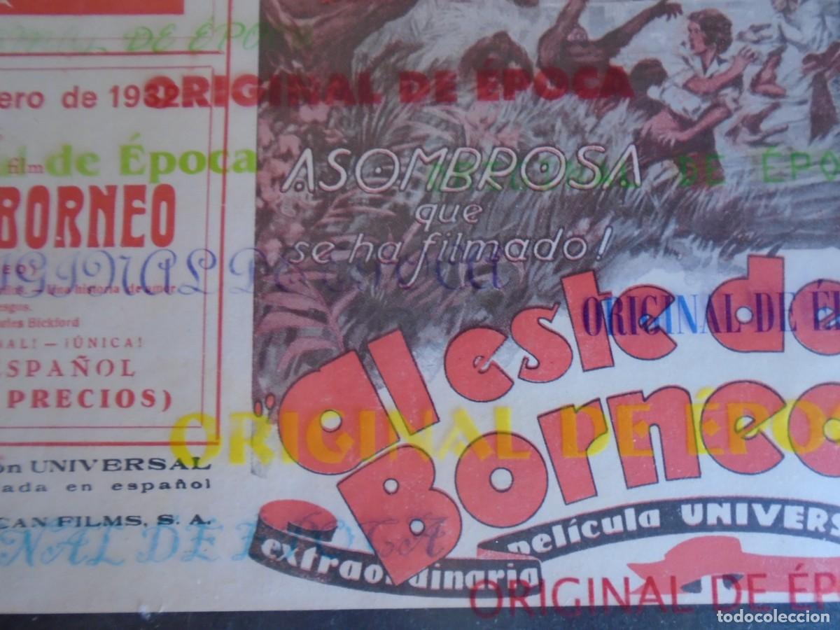 Cine: (OH-014)PROGRAMA AL ESTE DE BORNEO A&Ntilde;O 1932- TEATRO OLIMPIA (HUESCA)