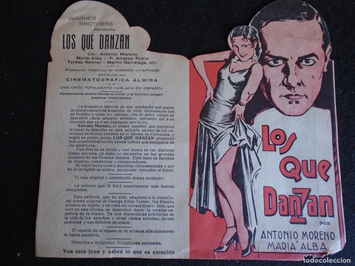 Cine: (OH-020)PROGRAMA LOS QUE DANZAN A&Ntilde;O 1932- TEATRO OLIMPIA (HUESCA) - Foto 2