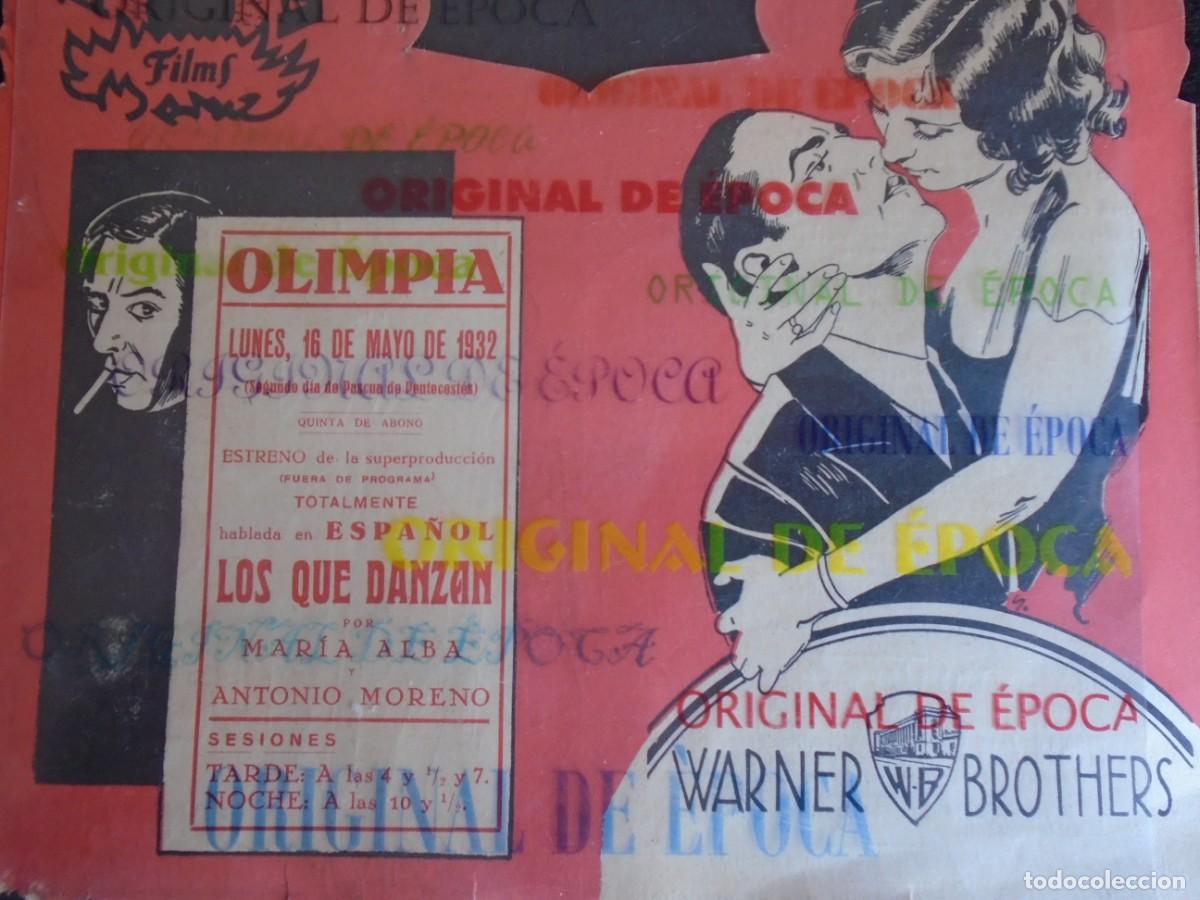 Cine: (OH-020)PROGRAMA LOS QUE DANZAN A&Ntilde;O 1932- TEATRO OLIMPIA (HUESCA) - Foto 3