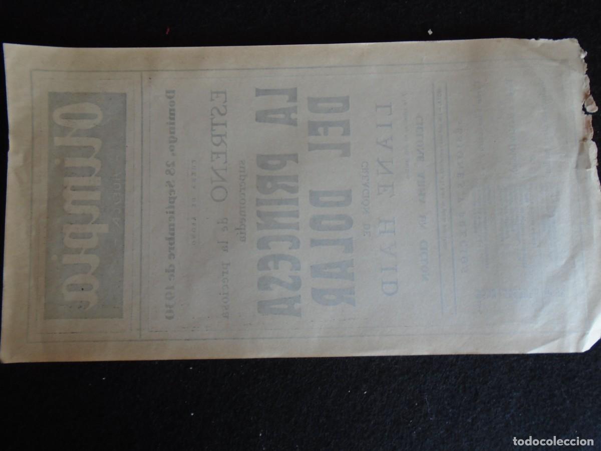 Cine: (OH-43)PROGRAMA LA PRINCESA DEL DOLAR A&Ntilde;O 1930- TEATRO OLIMPIA (HUESCA) - Foto 3