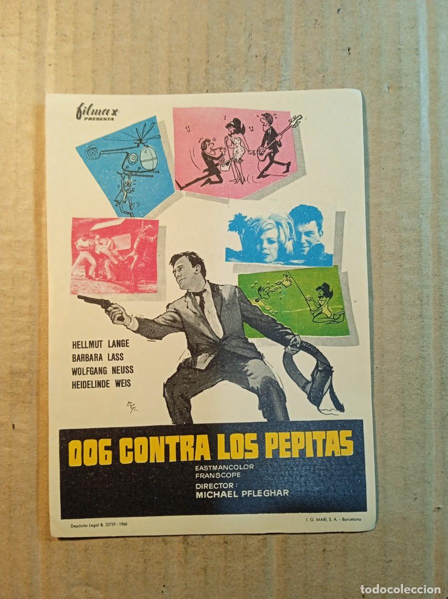 Kino: FOLLETO DE MANO SIN PUBLICIDAD DOG CONTRA LOS PEPITAS