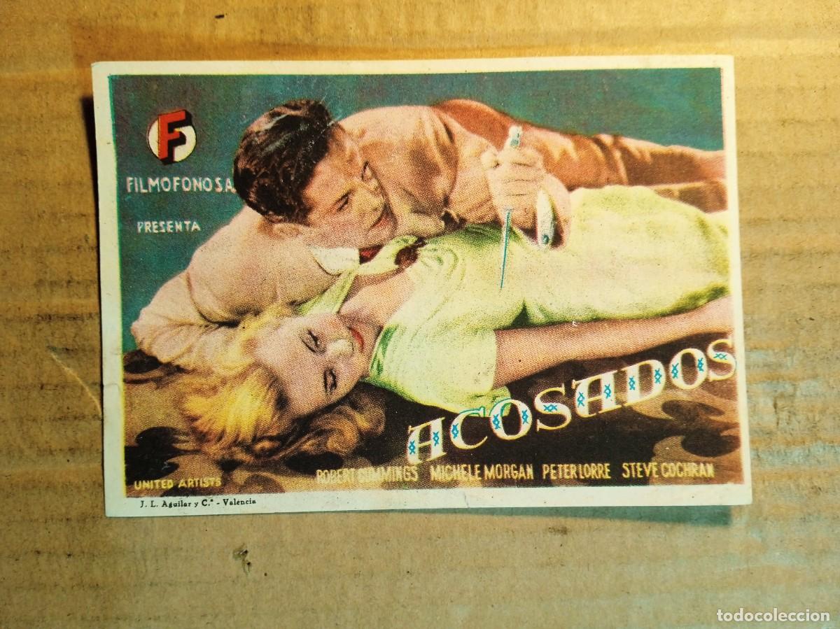 Cine: FOLLETO DE MANO SIN PUBLICIDAD ACOSADOS