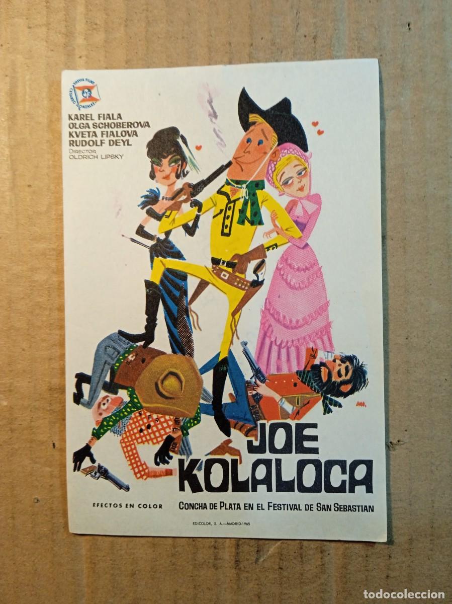 Kino: FOLLETO DE MANO SIN PUBLICIDAD JOE KOLALOCA