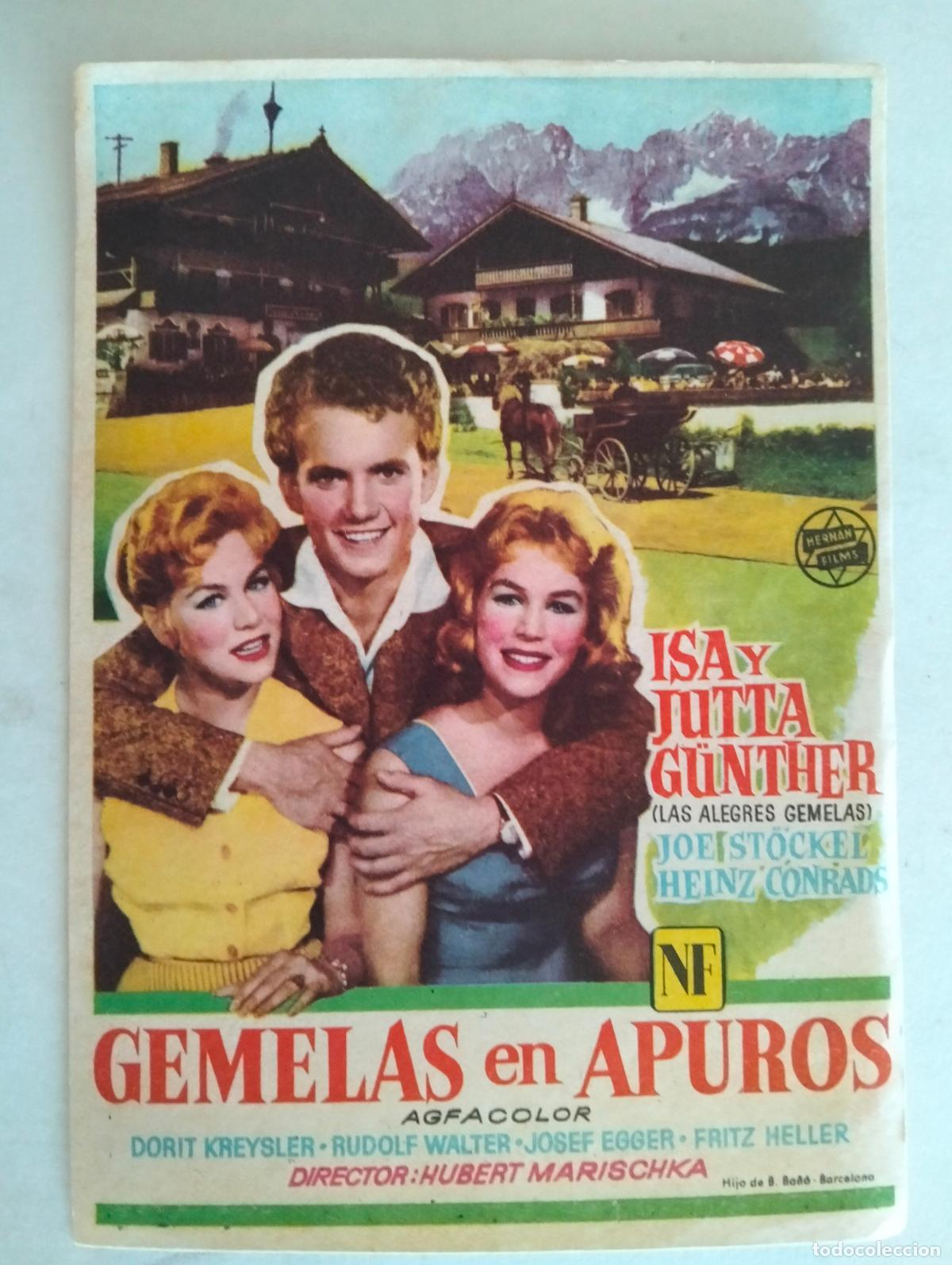 Cine: FOLLETO DE CINE, GEMELAS EN APUROS