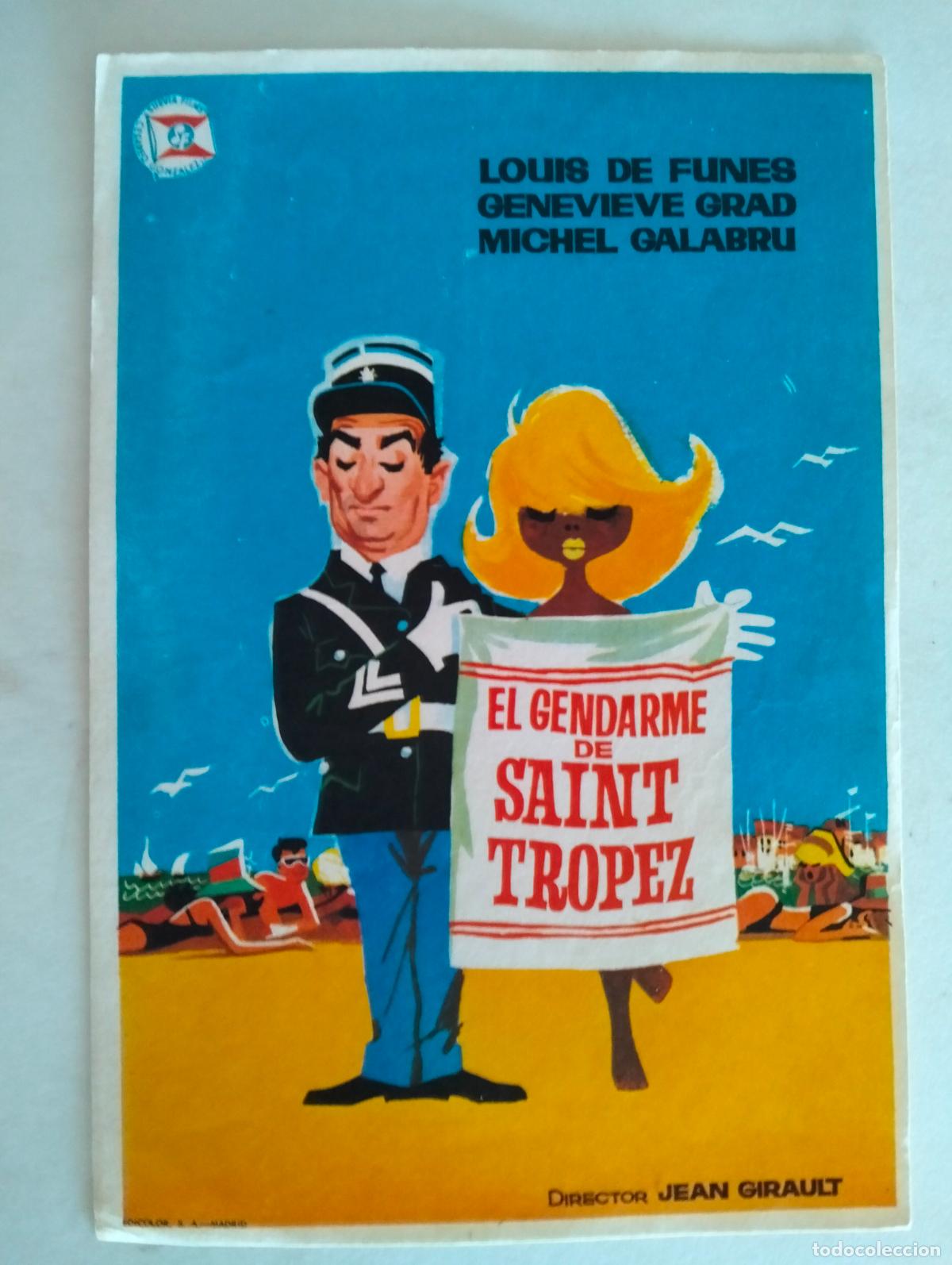 Cine: FOLLETO DE CINE, EL GENDARME DE SAINT TROPEZ