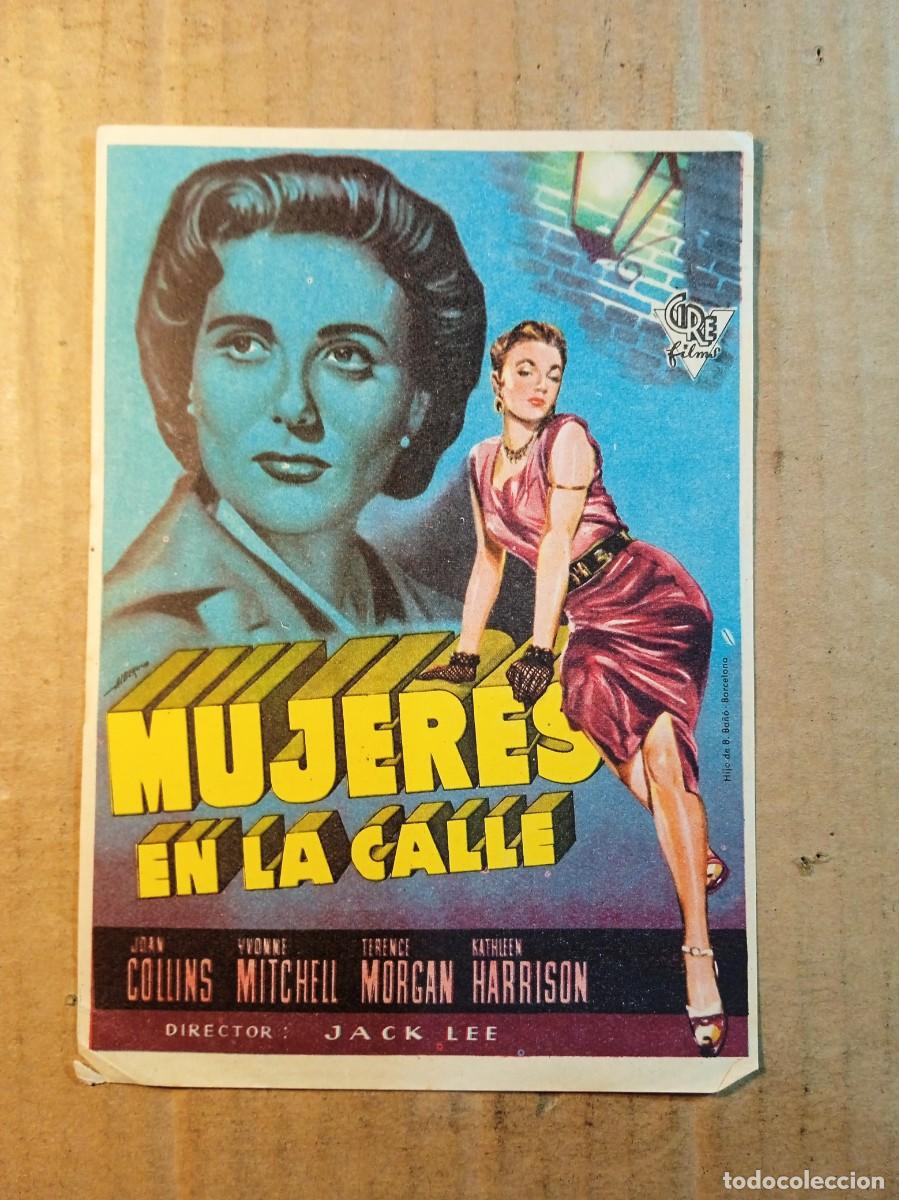  Flyers Publicitaires de films Anciens: FOLLETO DE MANO SIN PUBLICIDAD MUJERES EN LA CALLE