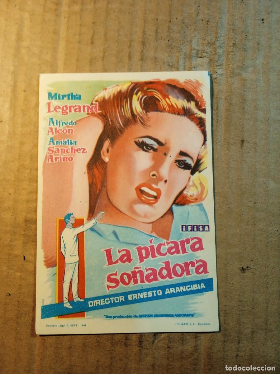  Flyers Publicitaires de films Anciens: FOLLETO DE MANO SIN PUBLICIDAD LA PICARA SO&Ntilde;ADORA