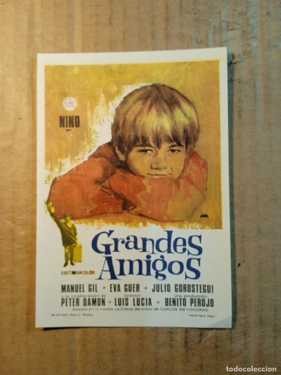  Flyers Publicitaires de films Anciens: FOLLETO DE MANO SIN PUBLICIDAD GRANDES AMIGOS