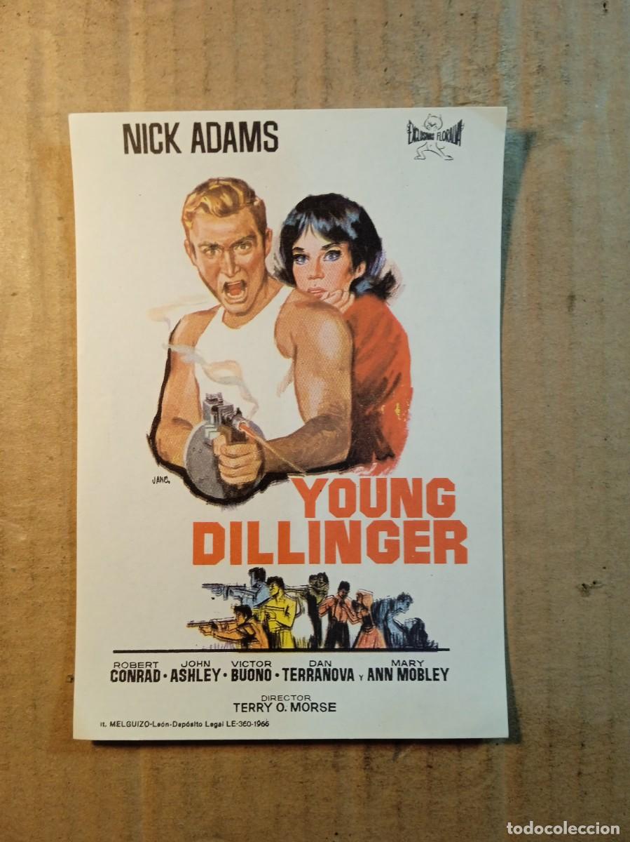  Flyers Publicitaires de films Anciens: FOLLETO DE MANO SIN PUBLICIDAD YOUNG DILLINGER