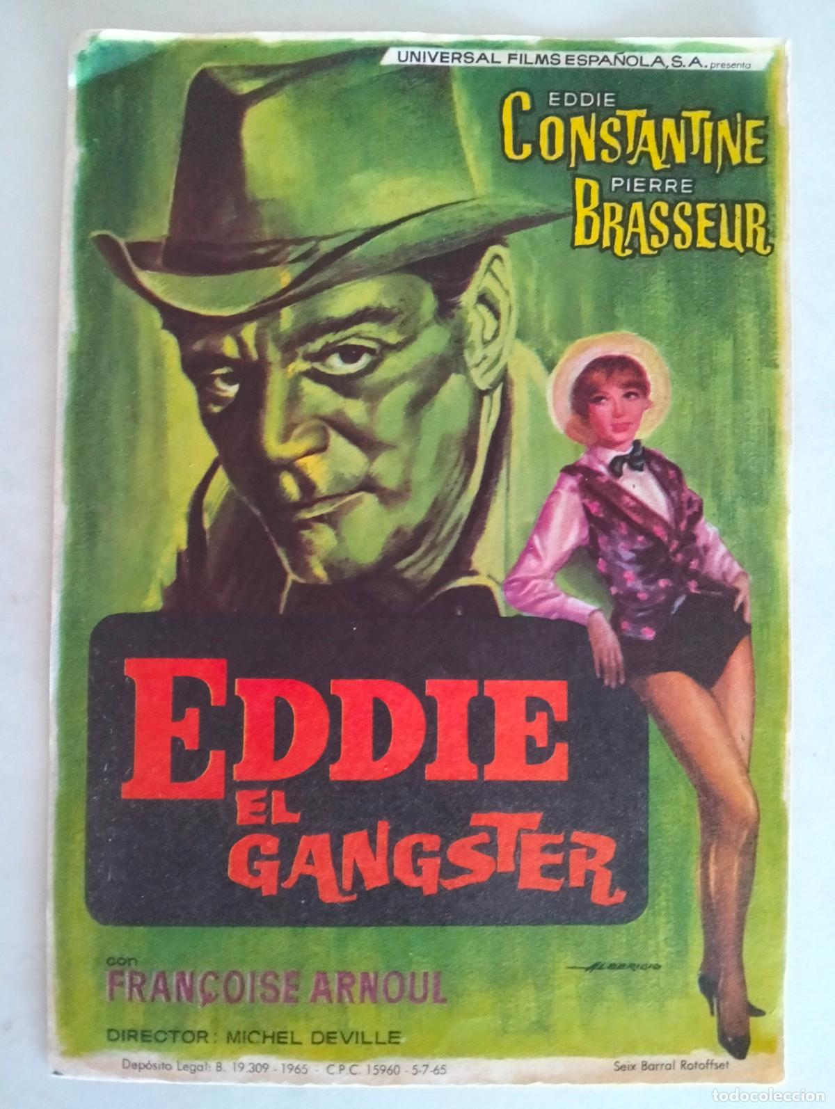 Cine: FOLLETO DE CINE, EDDIE EL GANGSTER