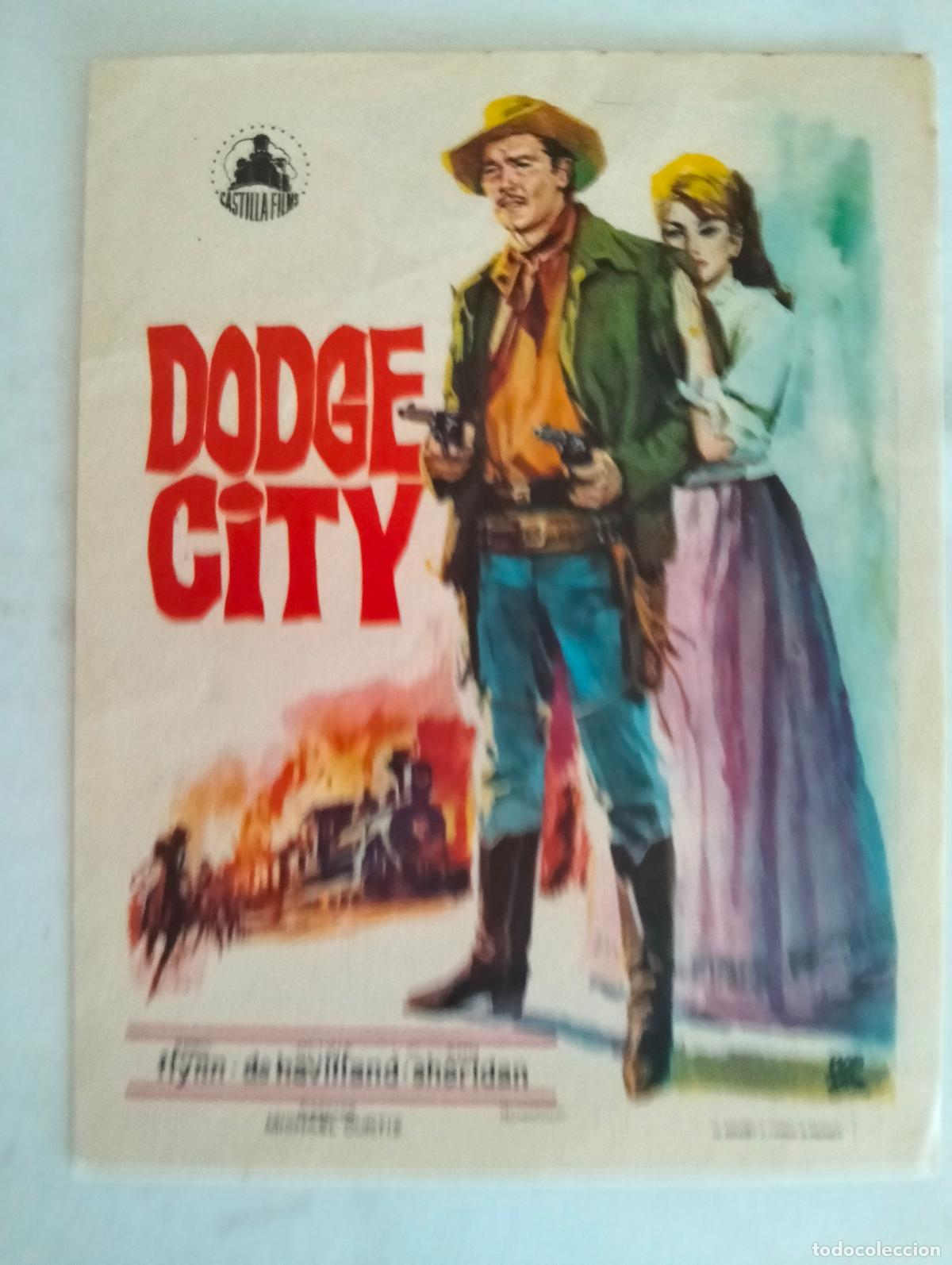 Cine: FOLLETO DE CINE, DODGE CITY - Foto 1