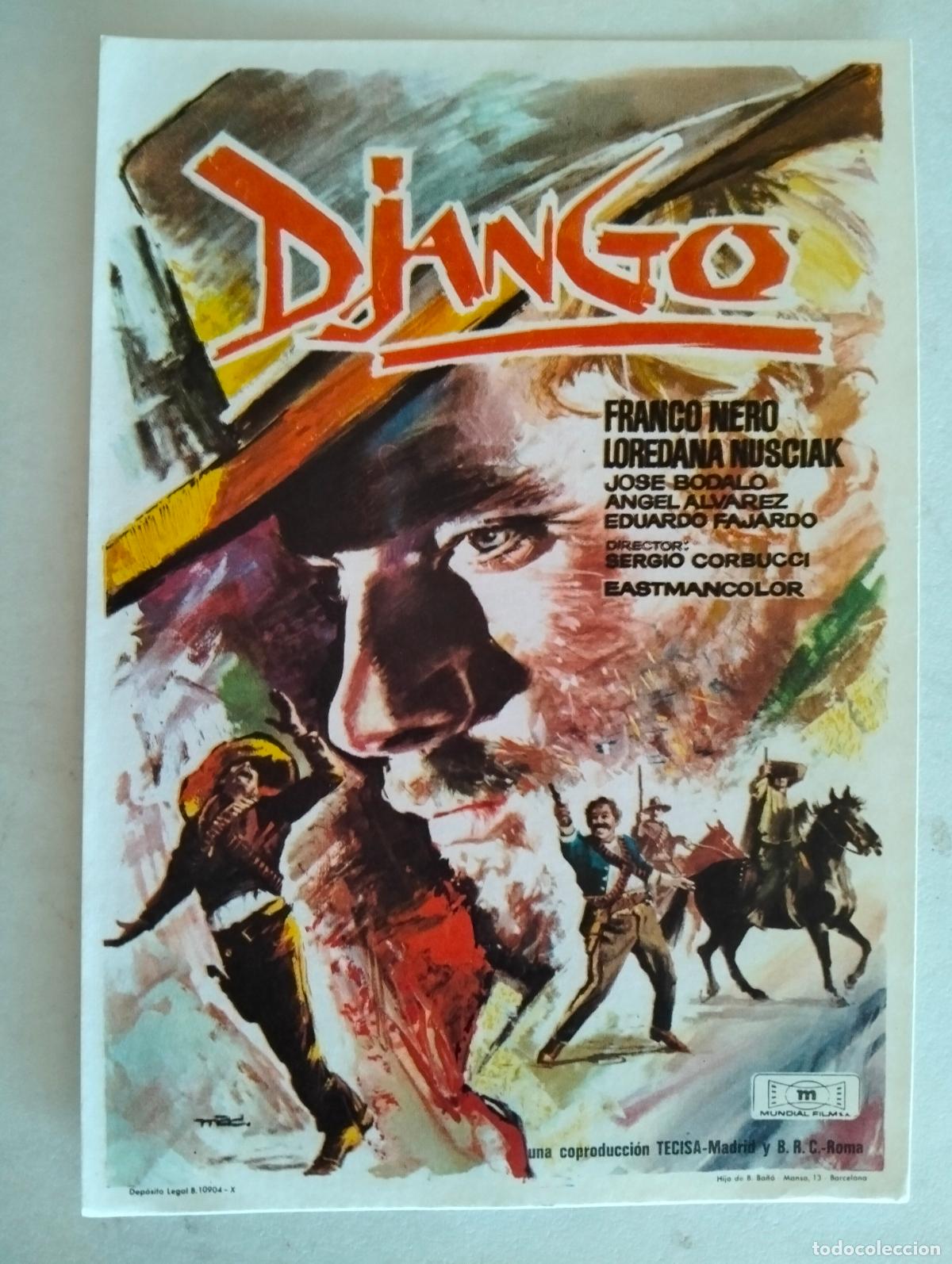 Cine: FOLLETO DE CINE, DIANGO