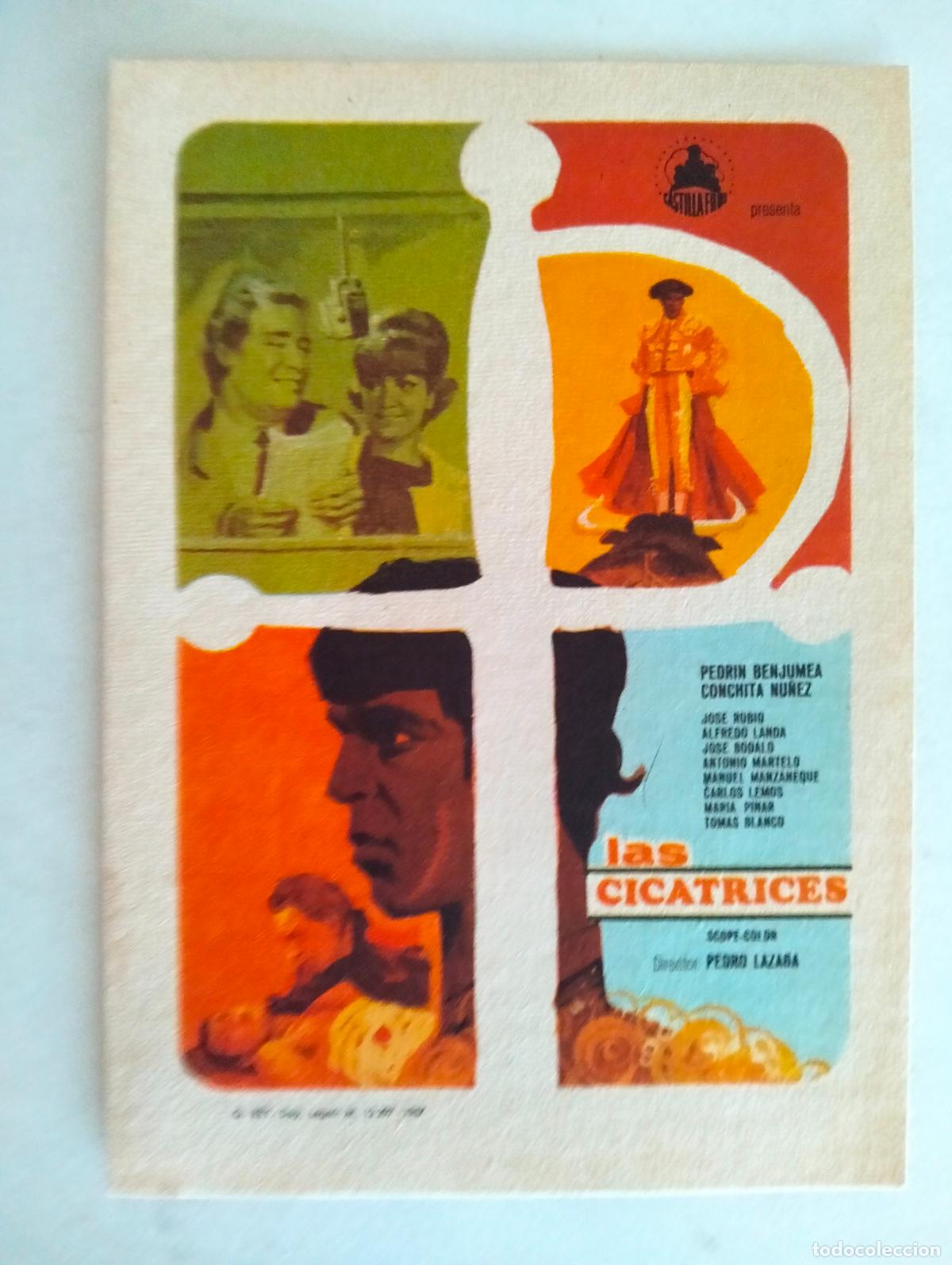 Cine: FOLLETO DE CINE, LAS CICATRICES