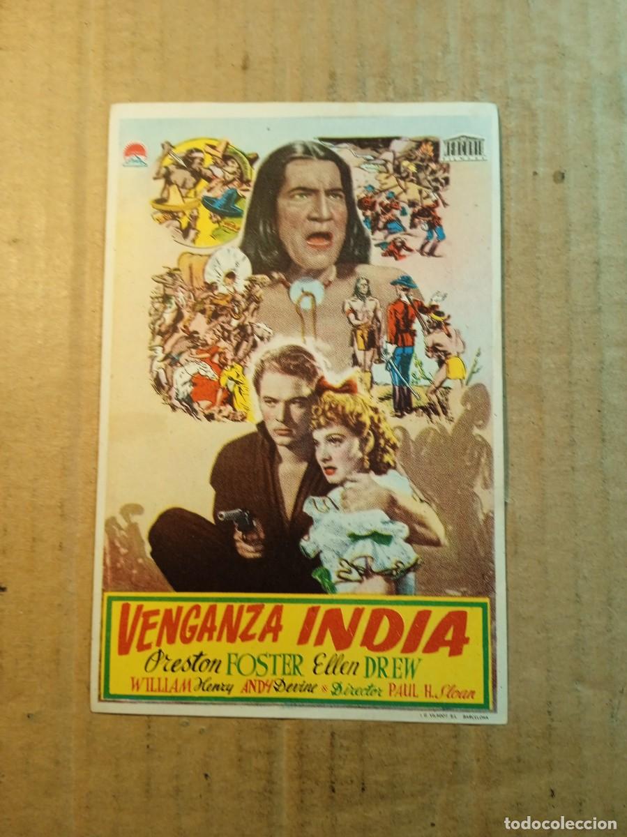 Kino: FOLLETO DE MANO SIN PUBLICIDAD VENGANZA INDIA
