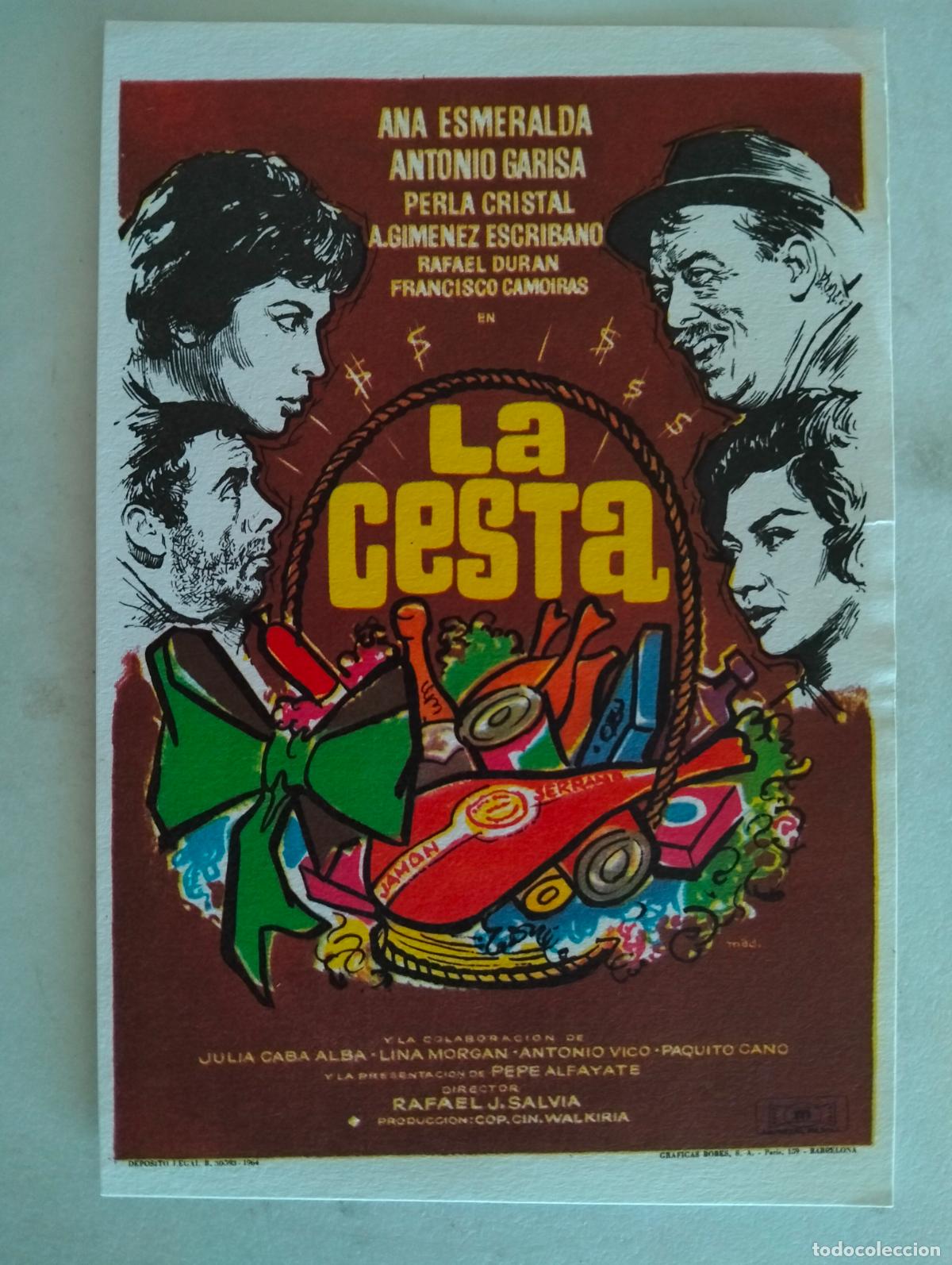 Cine: FOLLETO DE CINE, LAS CESTA