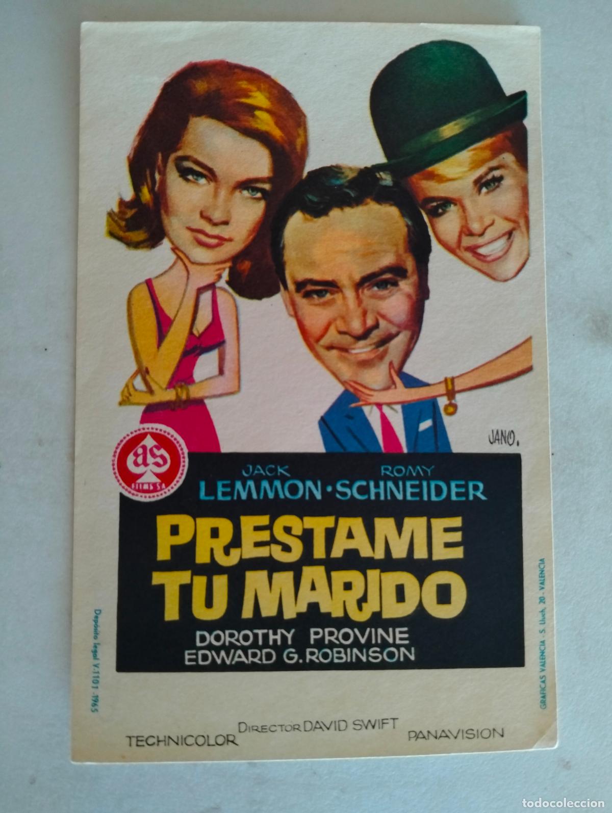 Cine: FOLLETO DE CINE, PRESTAME TU MARIDO