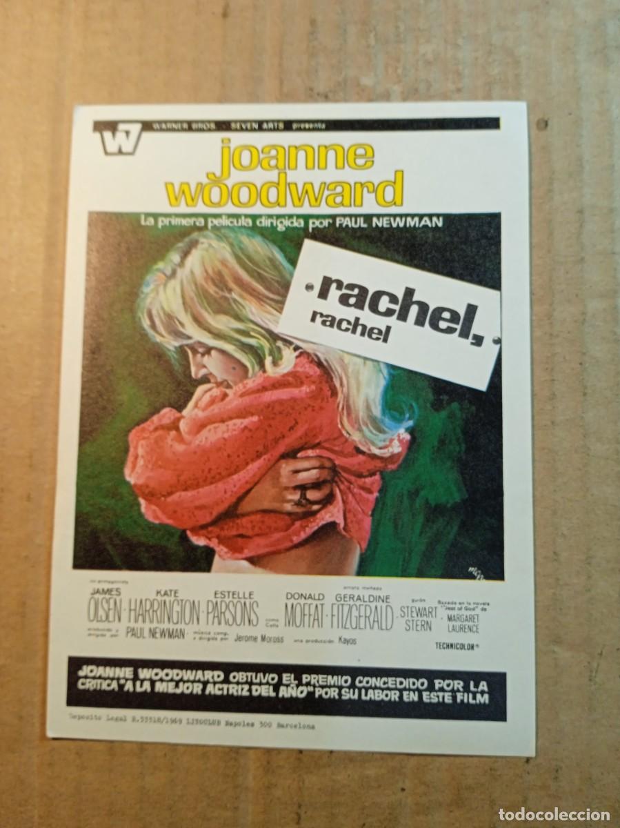 Kino: FOLLETO DE MANO SIN PUBLICIDAD RACHEL RACHEL