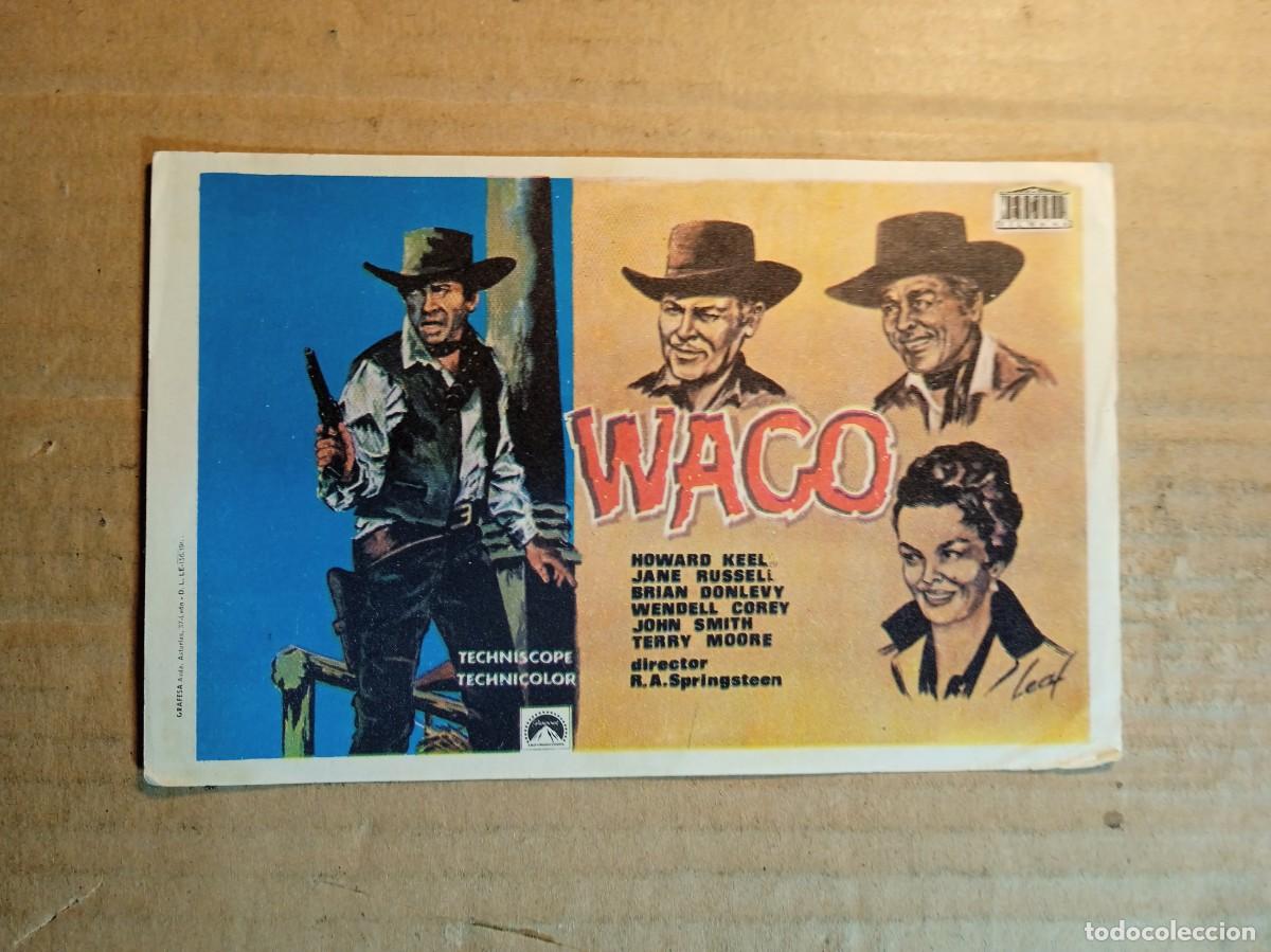 Kino: FOLLETO DE MANO SIN PUBLICIDAD WACO