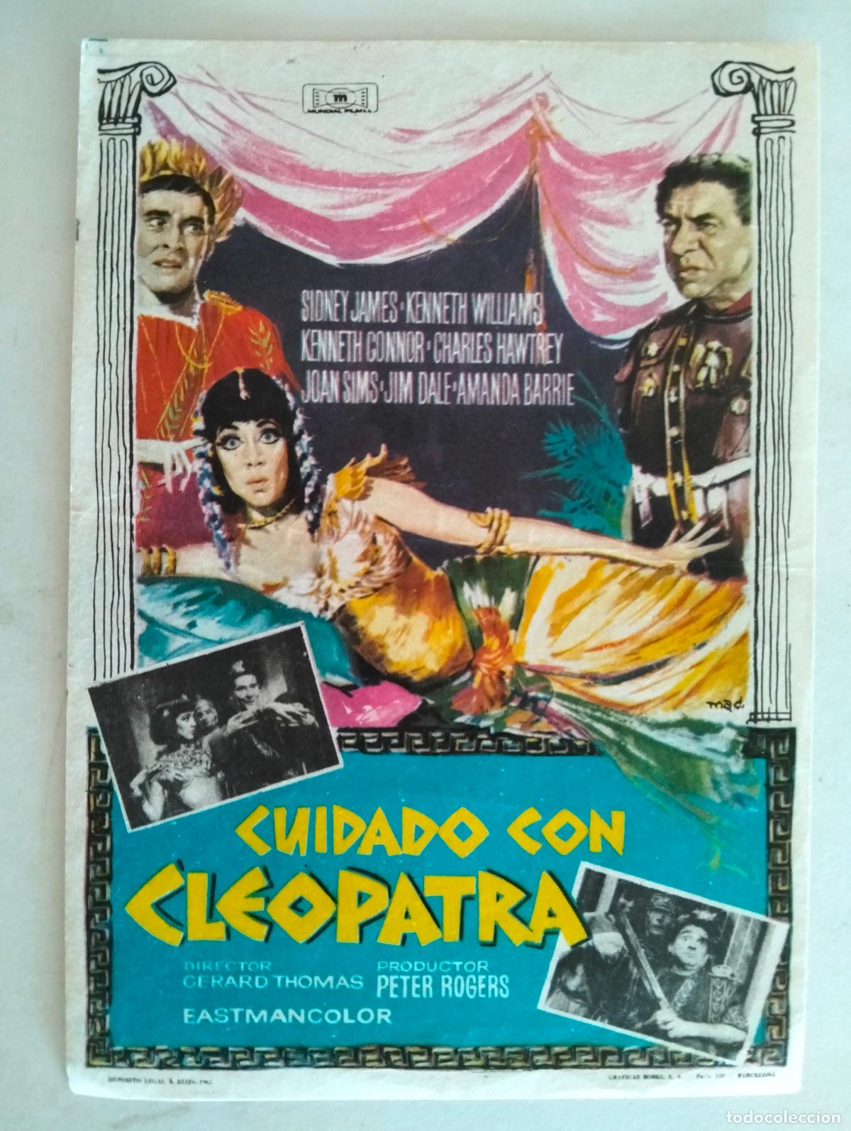 Cine: FOLLETO DE CINE, CUIDADO CON CLEOPATRA