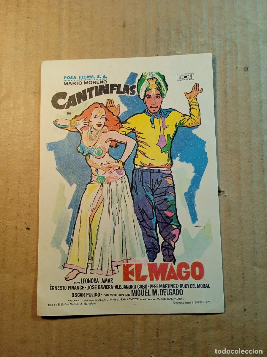 Cinema: FOLLETO DE MANO SIN PUBLICIDAD CANTINFLAS EL MAGO