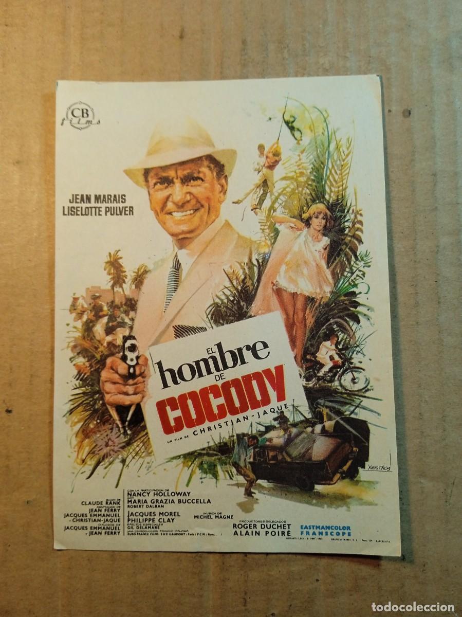 Folhetos de m&atilde;o de filmes antigos de cinema: FOLLETO DE MANO SIN PUBLICIDAD EL HOMBRE DE COCODY