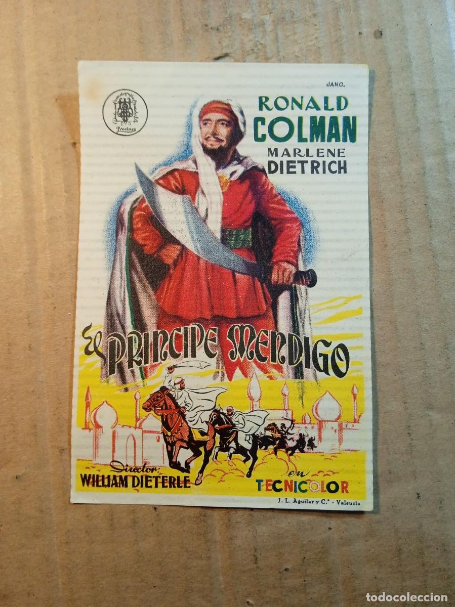 Cine: FOLLETO DE MANO SIN PUBLICIDAD EL PRINCIPE MENDIGO