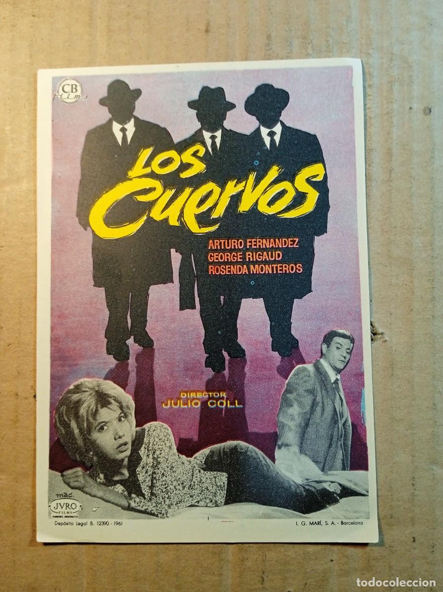  Flyers Publicitaires de films Anciens: FOLLETO DE MANO SIN PUBLICIDAD LOS CUERVOS