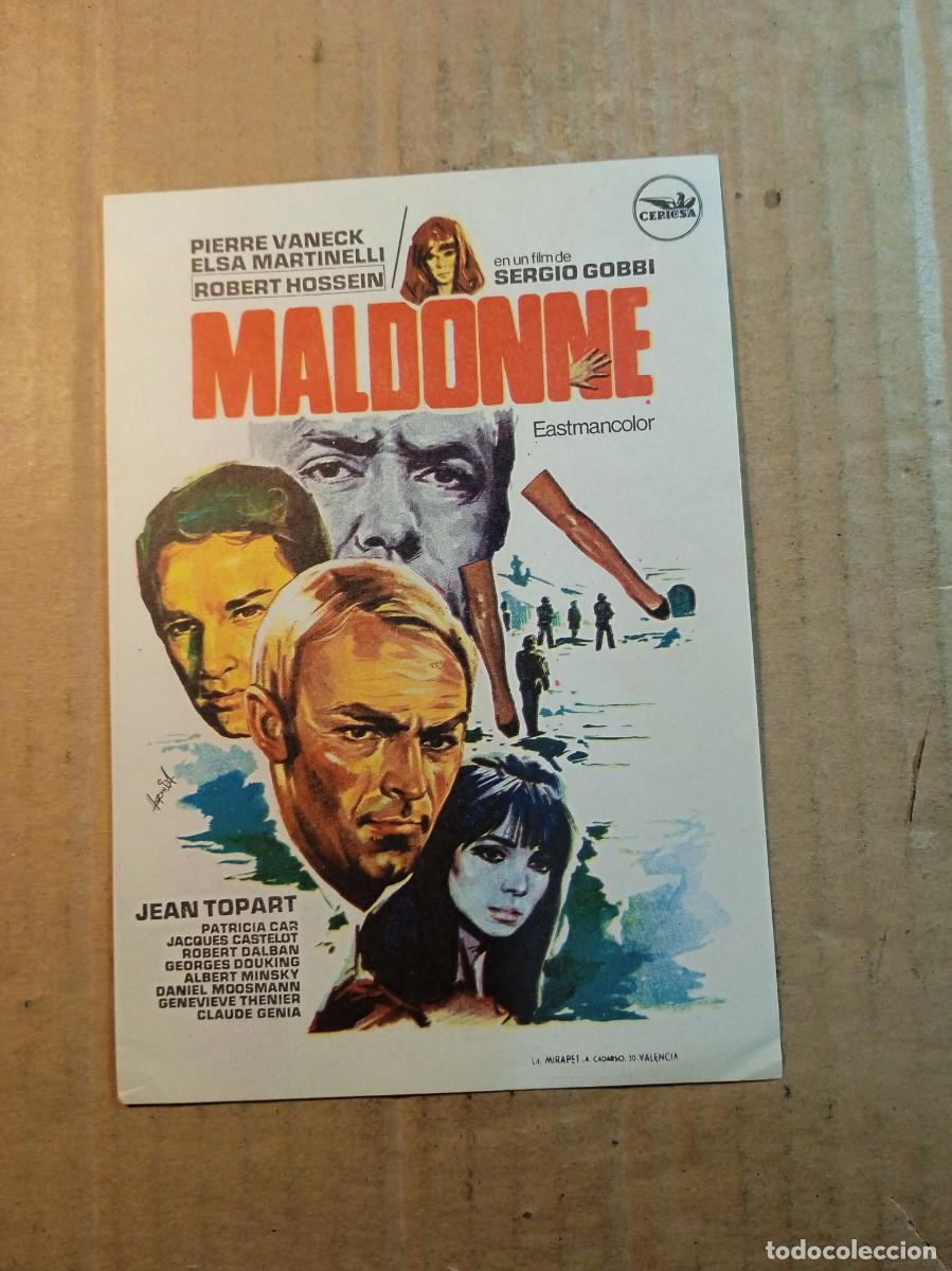 Kino: FOLLETO DE MANO SIN PUBLICIDAD MALDONNE