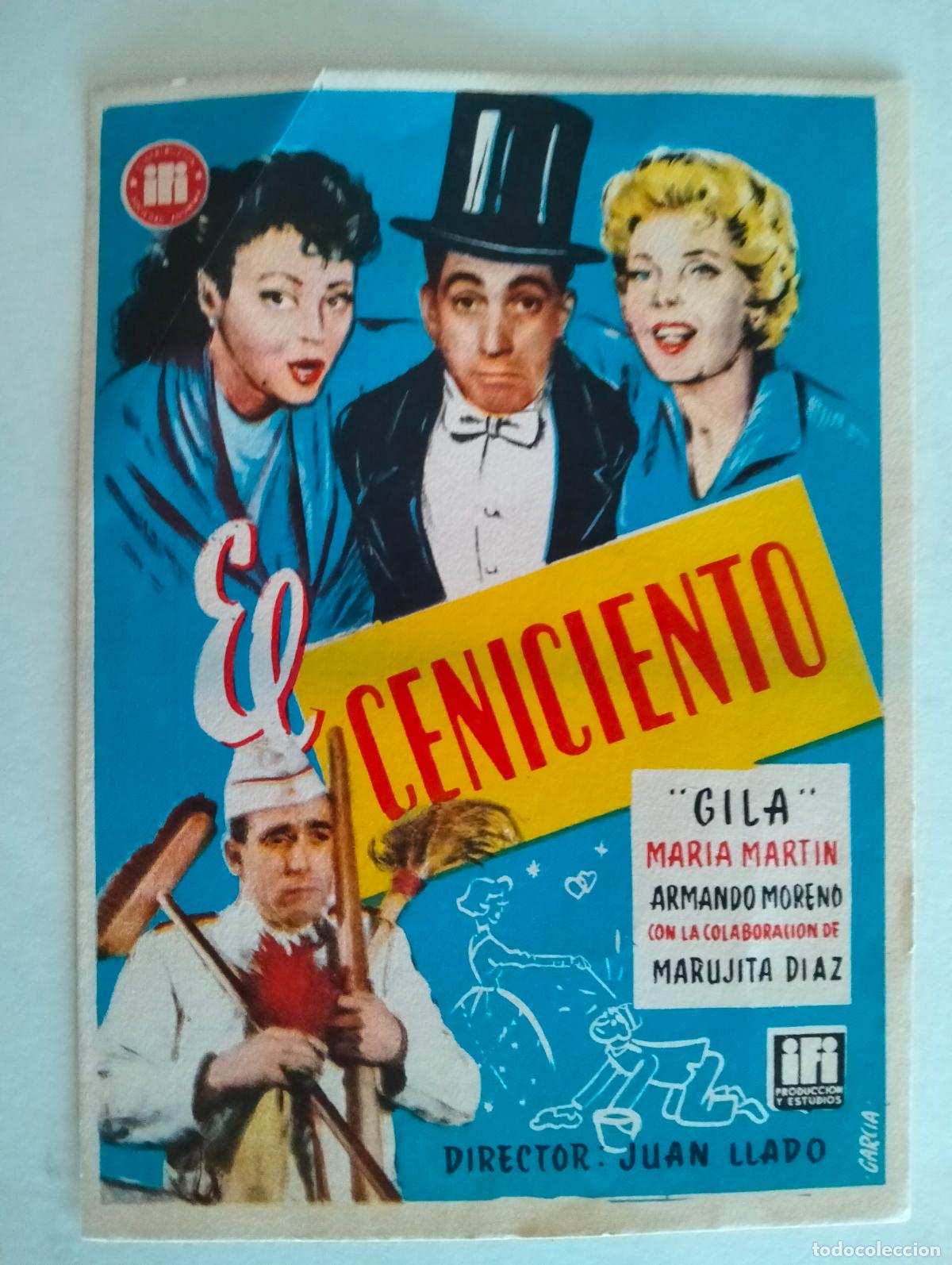 Cine: FOLLETO DE CINE, EL CENICIENTO