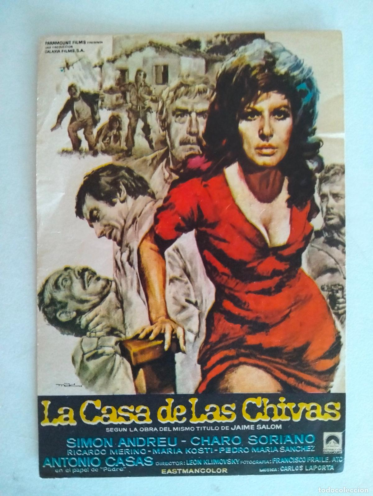 Cine: FOLLETO DE CINE, LA CASA DE LAS CHIVAS