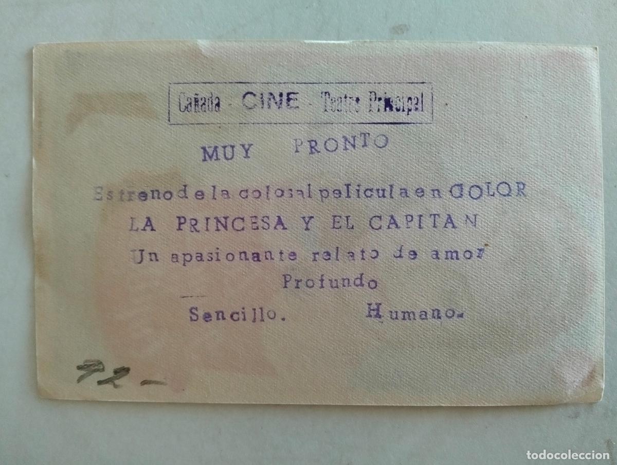 Cine: FOLLETO DE CINE, LA PRINCESA Y EL CAPITAN - Foto 2