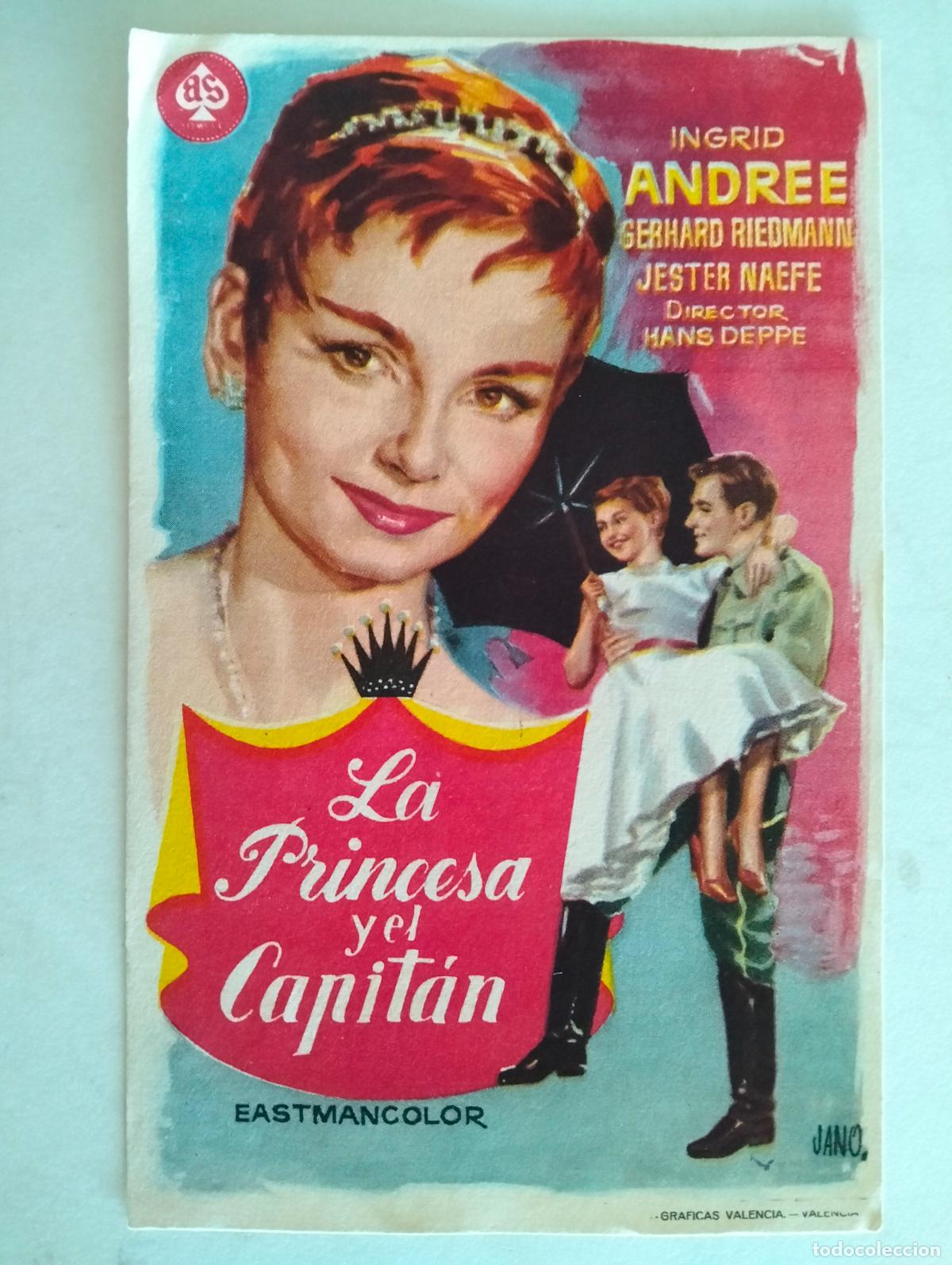 Cine: FOLLETO DE CINE, LA PRINCESA Y EL CAPITAN