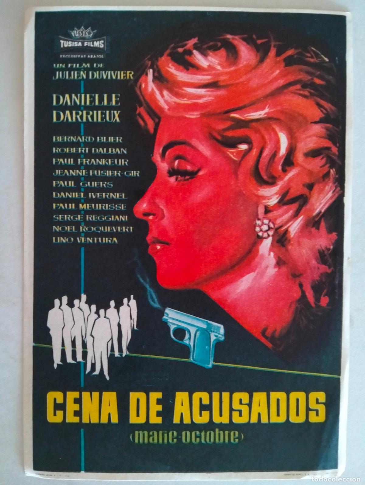 Cine: FOLLETO DE CINE, CENA DE ACUSADOS