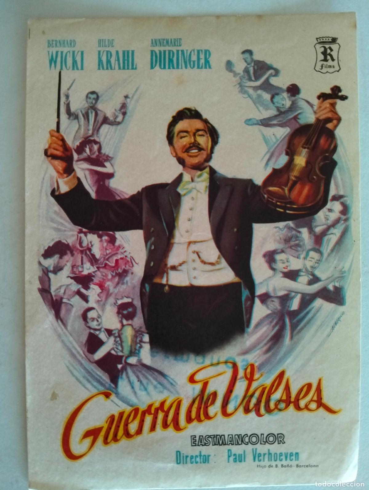 Cine: FOLLETO DE CINE, GUERRA DE VALSES