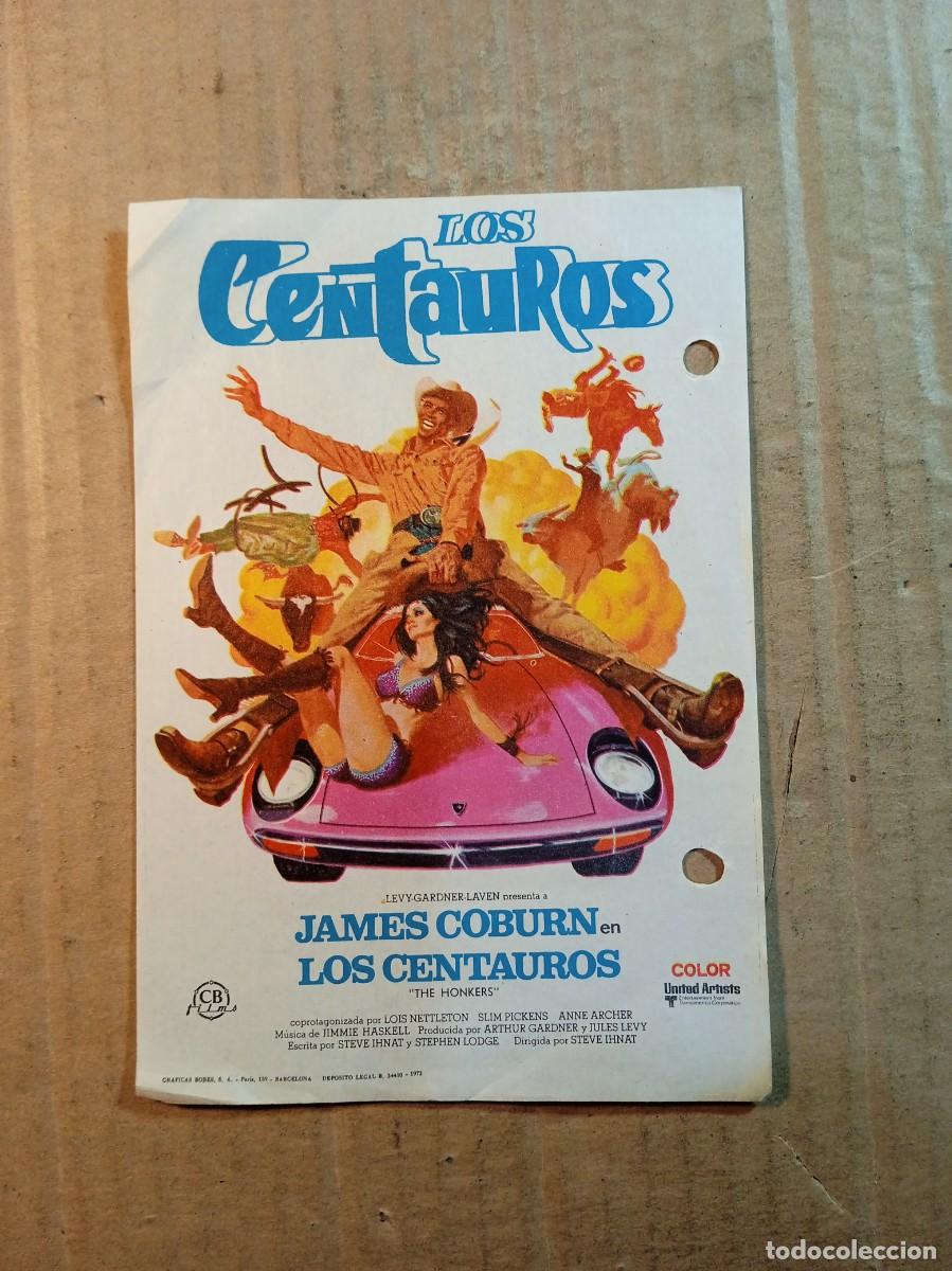  Flyers Publicitaires de films Anciens: FOLLETO DE MANO SIN PUBLICIDAD LOS CANTAUROS