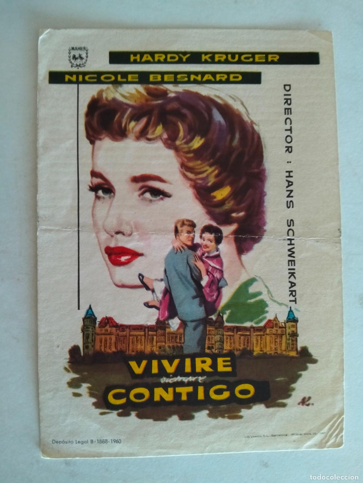 Cine: FOLLETO DE CINE, VIVIRE CONTIGO
