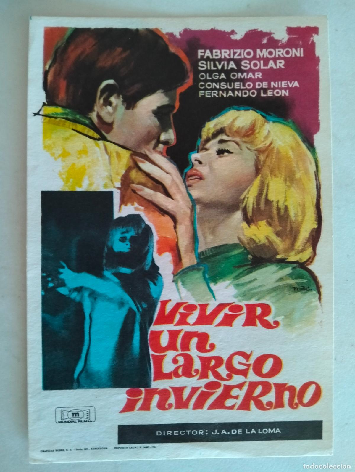 Cine: FOLLETO DE CINE, VIVIR UN LARGO INVIERNO
