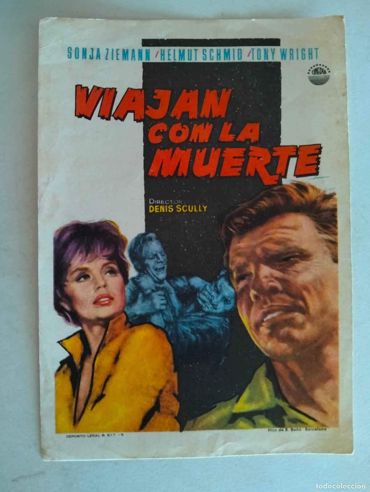 Cine: FOLLETO DE CINE, VIAJAN CON LA MUERTE
