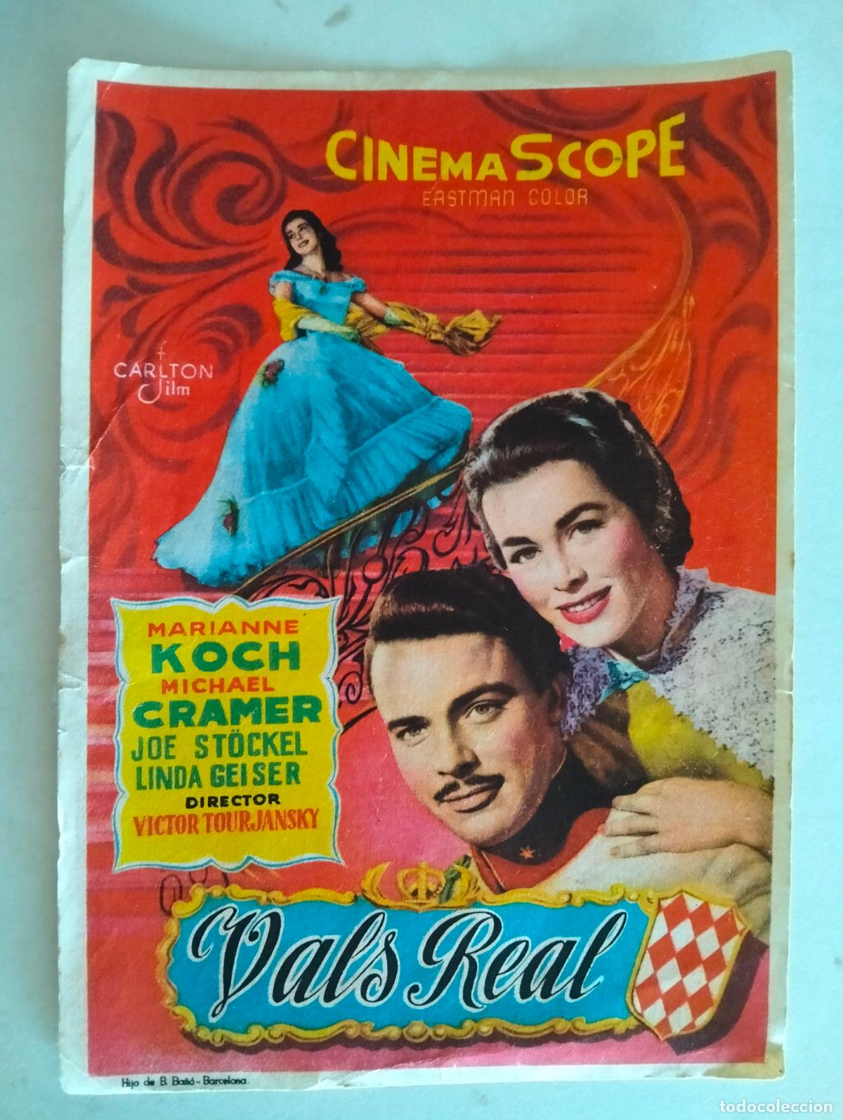 Cine: FOLLETO DE CINE, VALS REAL