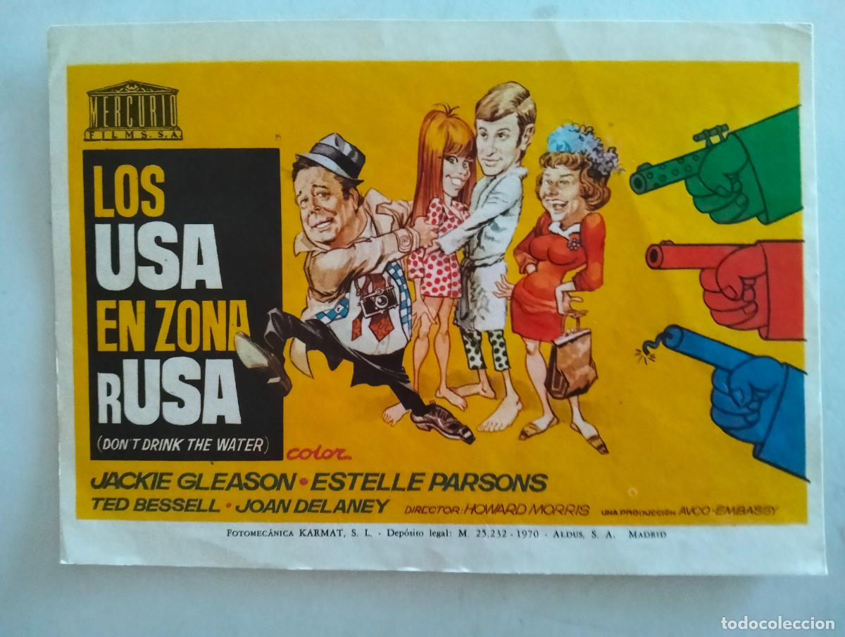 Cine: FOLLETO DE CINE, LOS USA EN ZONA RUSA