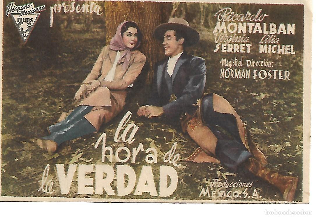  Flyers Publicitaires de films Anciens: PROGRAMA DE CINE CON PUBLICIDAD