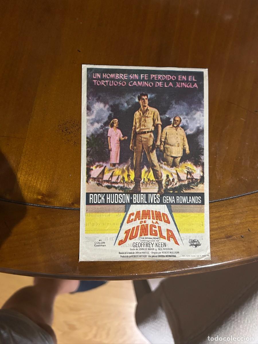 Cine: 1446 camino de la jungla teatro circo zaragoza con publicidad buen estado