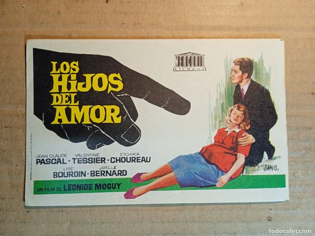 Cinema: FOLLETO DE MANO SIN PUBLICIDAD LOS HIJOS DEL AMOR