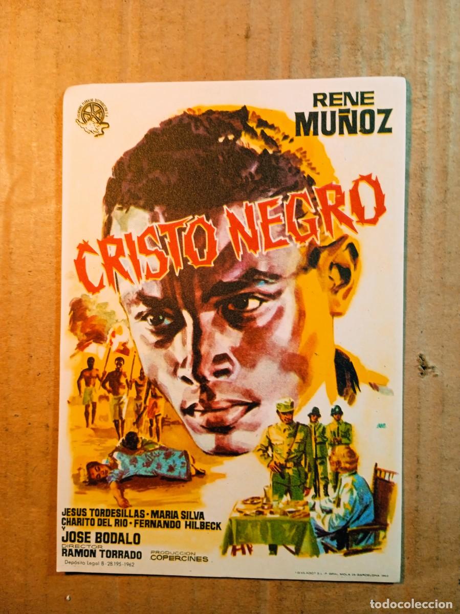 Cinema: FOLLETO DE MANO SIN PUBLICIDAD CRISTO NEGRO