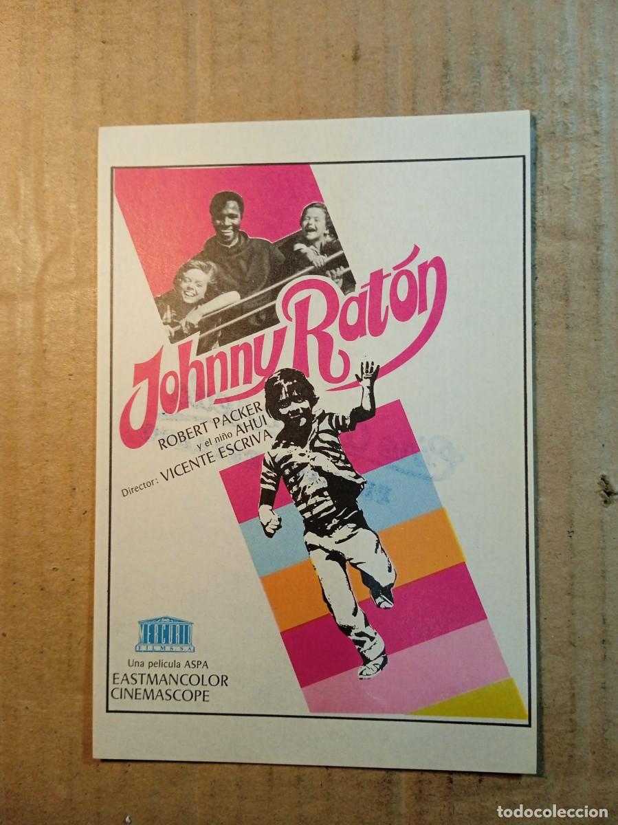 Kino: FOLLETO DE MANO SIN PUBLICIDAD JOHNNY RATON