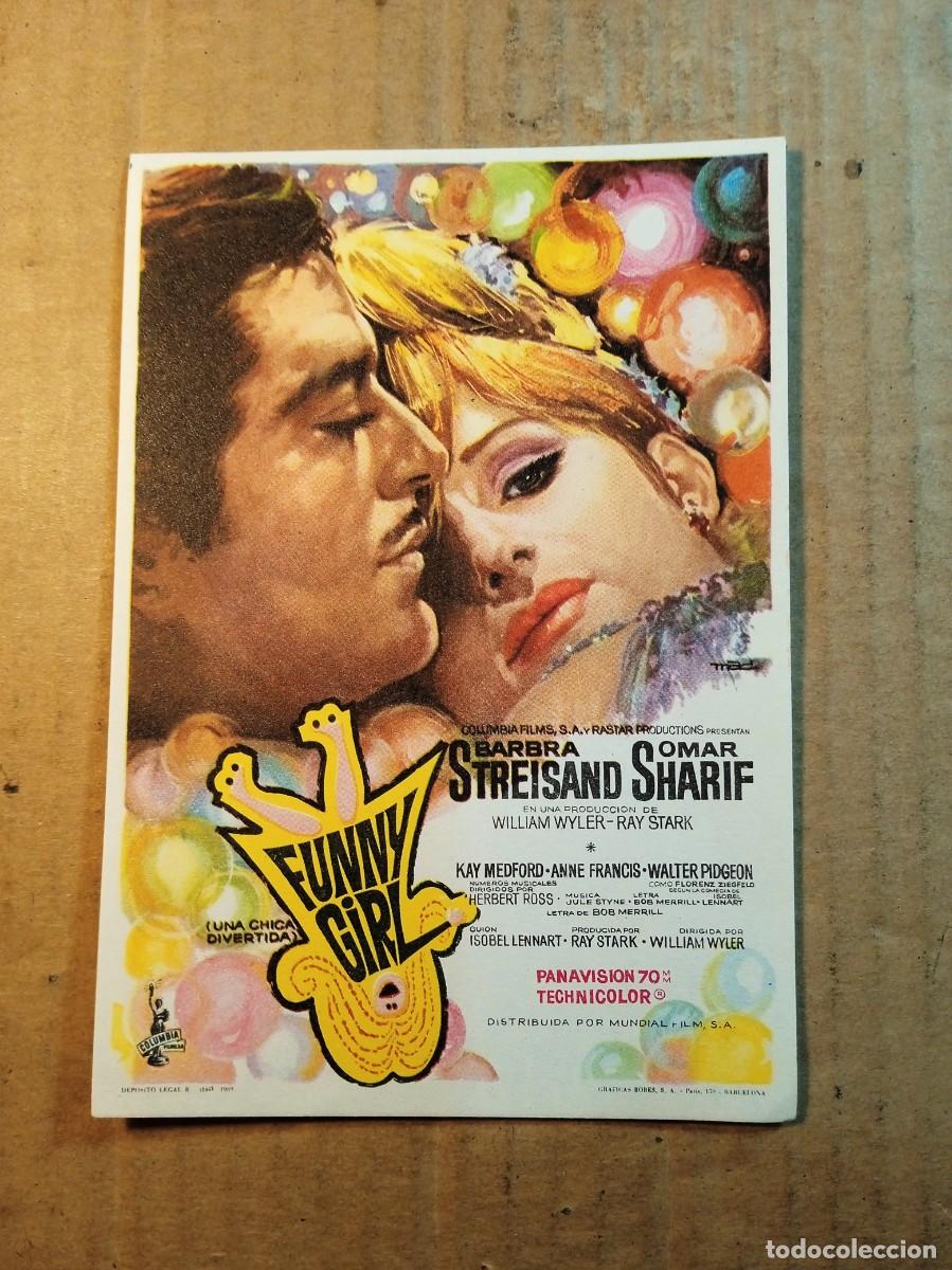 Cinema: FOLLETO DE MANO SIN PUBLICIDAD FUNNY GIRL