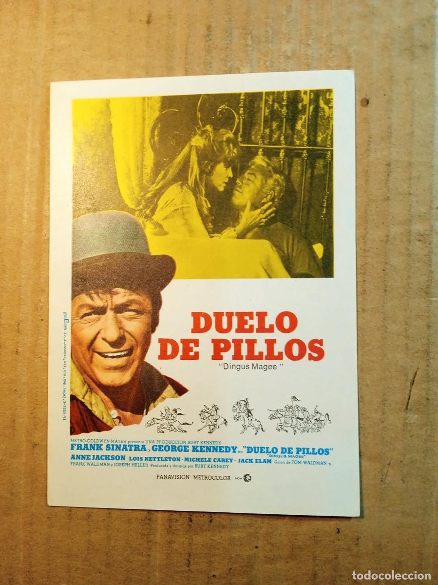Cinema: FOLLETO DE MANO SIN PUBLICIDAD DUELO DE PILLOS